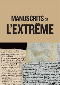 Manuscrits de l'extrême