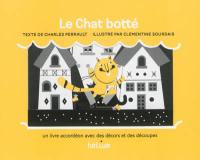 Le chat botté : un livre accordéon avec des décors et des découpes