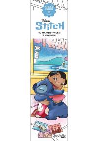 Stitch : 40 marque-pages à colorier