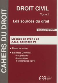 Droit civil. Vol. 2. Les sources du droit