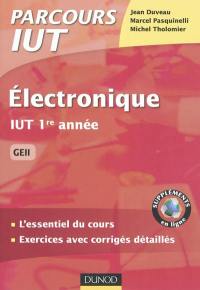 Electronique IUT GEII 1re année