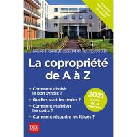 La copropriété de A à Z : 2021