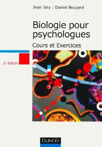 Biologie pour psychologues : cours et exercices