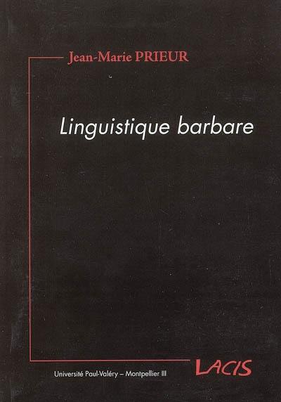 Linguistique barbare