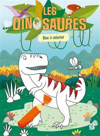 Les dinosaures : bloc à colorier