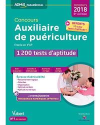 Concours auxiliaire de puériculture, entrée en IFAP : 1.200 tests d'aptitude : 2018