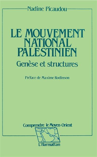 Le Mouvement national palestinien : genèse et structure