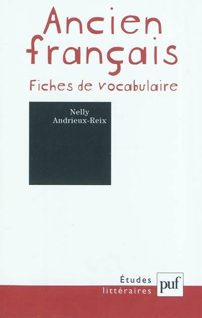 Ancien français : fiches de vocabulaire