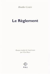 Le règlement