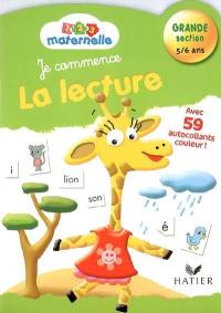 Je commence la lecture, grande section 5-6 ans