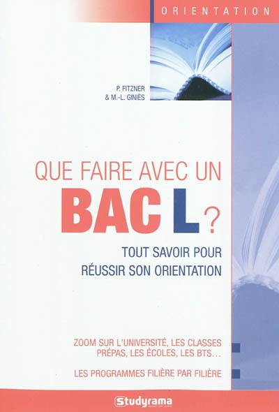 Que faire avec un bac L ?