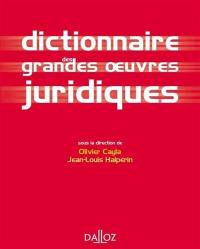 Dictionnaire des grandes oeuvres juridiques