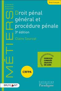 Droit pénal général et procédure pénale