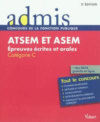 ATSEM et ASEM : épreuves écrites et orales : catégorie C