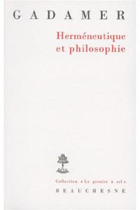 Herméneutique et philosophie