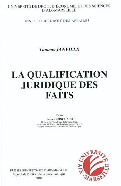 La qualification juridique des faits