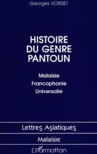 Histoire du genre pantoun : Malaisie, francophonie, universalie