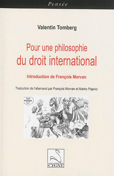 Pour une philosophie du droit international