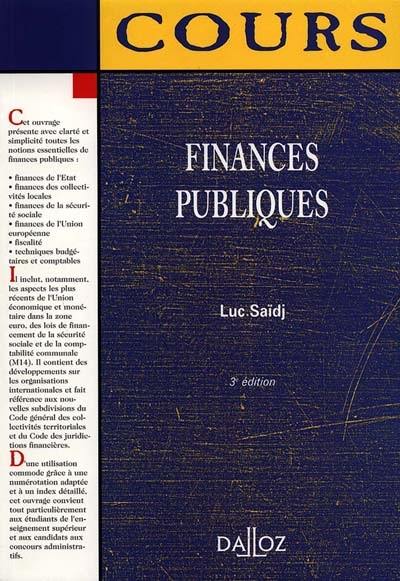 Finances publiques