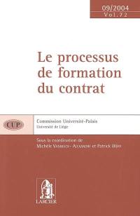 Le processus de formation du contrat