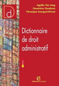 Dictionnaire de droit administratif