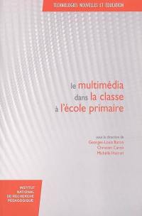 Le multimédia dans la classe à l'école primaire