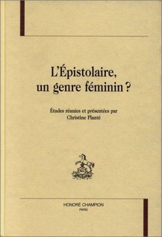 L'épistolaire, un genre féminin ?