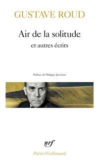 Air de la solitude : et autres écrits