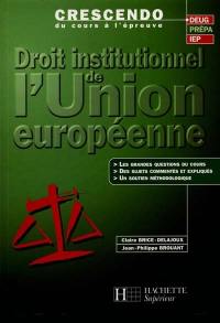 Droit institutionnel de l'Union européenne