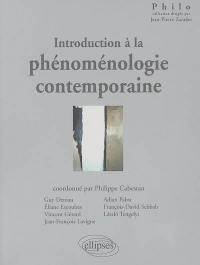 Introduction à la phénoménologie contemporaine