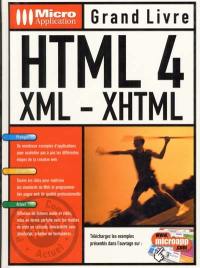 HTML 4, XML, XHTML