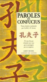 Paroles de Confucius