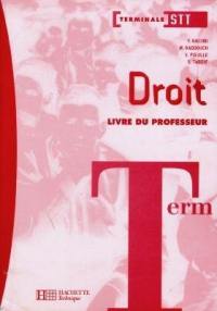 Droit terminale STT : livre du professeur