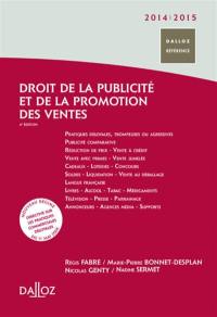 Droit de la publicité et de la promotion des ventes 2014-2015