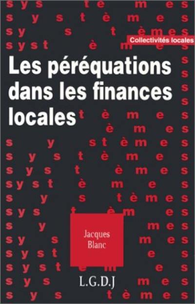 Les péréquations dans les finances locales