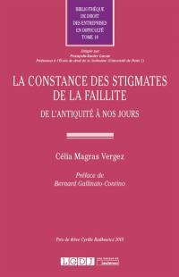 La constance des stigmates de la faillite : de l'Antiquité à nos jours