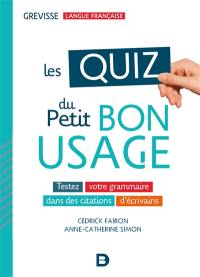 Les quiz du Petit bon usage : testez votre grammaire dans des citations d'écrivains