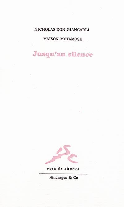 Jusqu'au silence