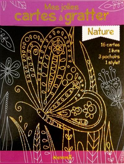 Nature : mes jolies cartes à gratter