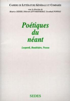 Poétiques du néant