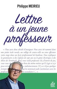 Lettre à un jeune professeur