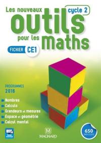 Les nouveaux outils pour les maths : fichier CE1, cycle 2 : programmes 2016