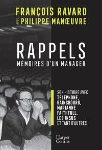 Rappels : mémoires d'un manager