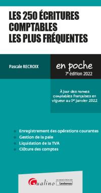 Les 250 écritures comptables les plus fréquentes