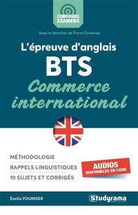 L'épreuve d'anglais : BTS commerce international