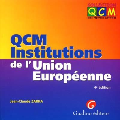 QCM institutions de l'Union européenne