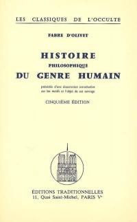 Histoire philosophique du genre humain