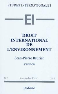 Droit international de l'environnement