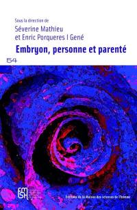 Embryon, personne et parenté