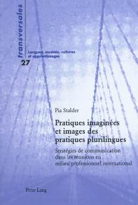 Pratiques imaginées et images des pratiques plurilingues : stratégies de communication dans les réunions en milieu professionnel international